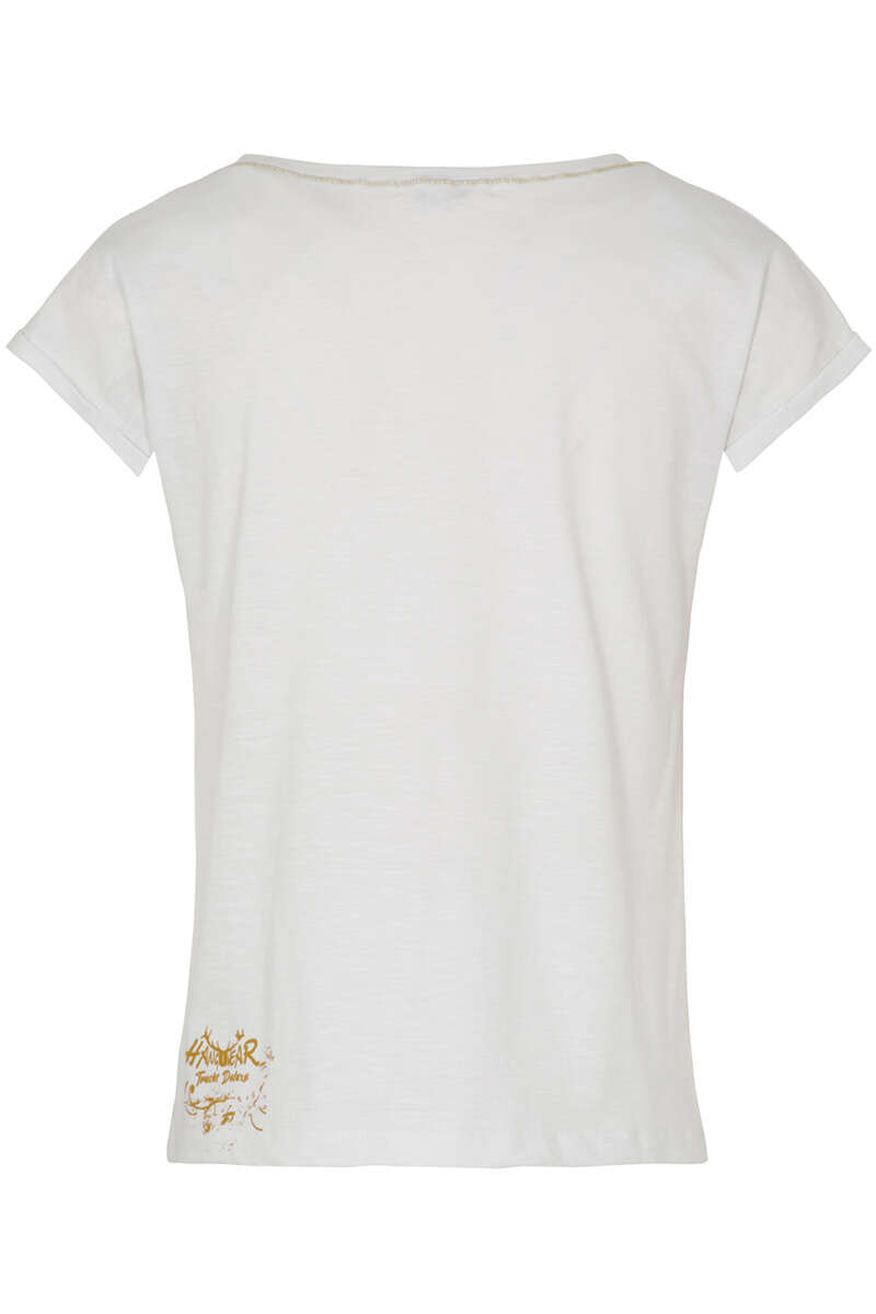 Damen T-Shirt 'Alpenradl' offwhite Bild 2