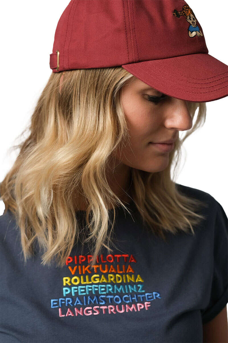 Damen T-Shirt 'Pipilotta Viktualia' dunkelblau Bild 2