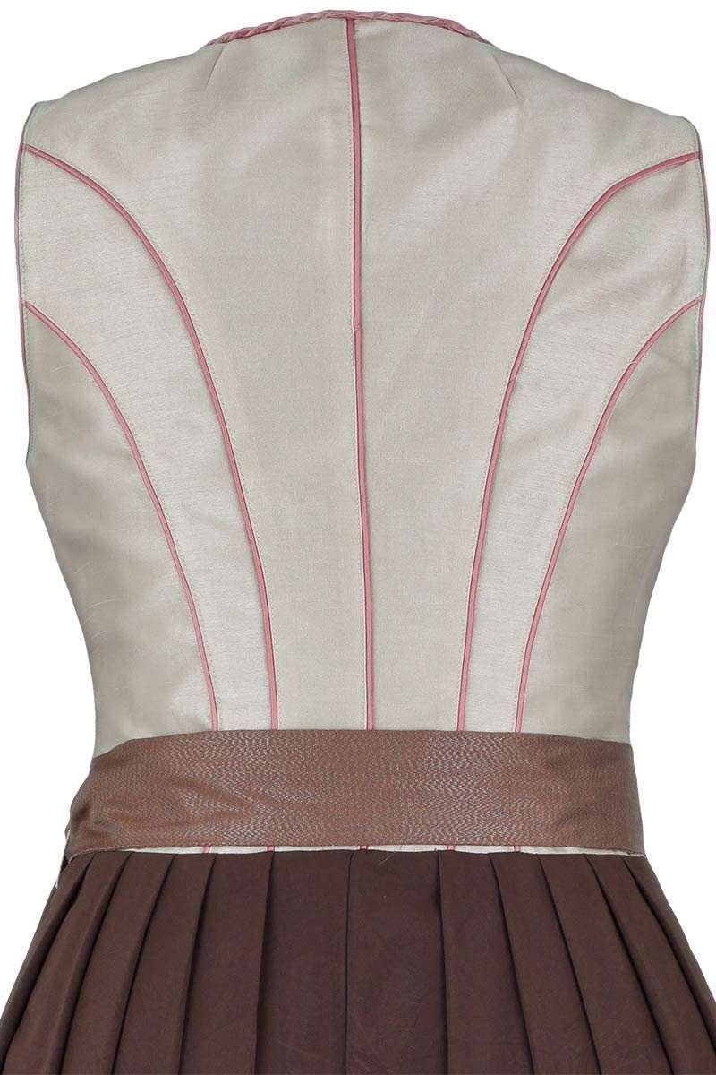 Dirndl kurz beige / nuss / ros Bild 2