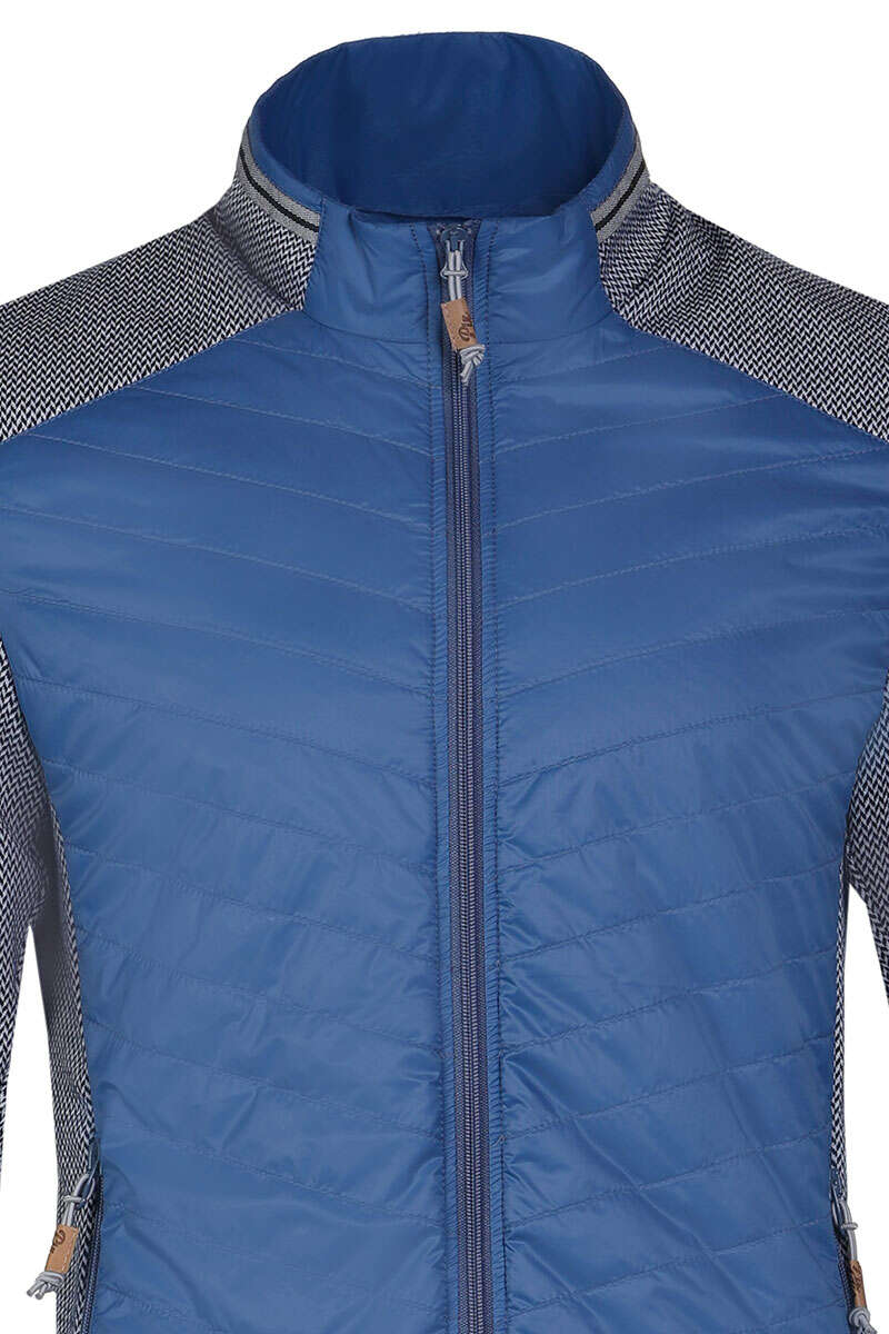 Herren Outdoor-Jacke mit Stehkragen schieferblau Bild 2