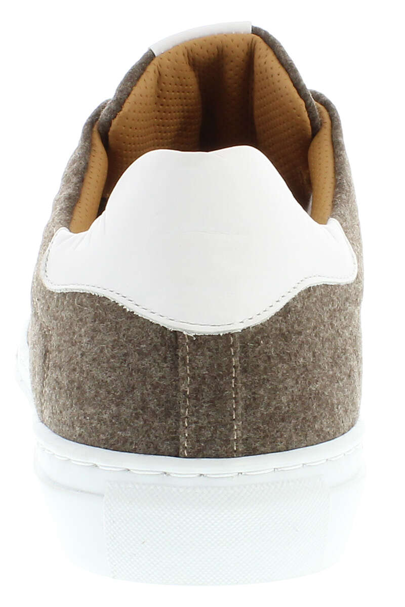 Herren Trachten-Sneaker aus Merino-Loden taupe Bild 2