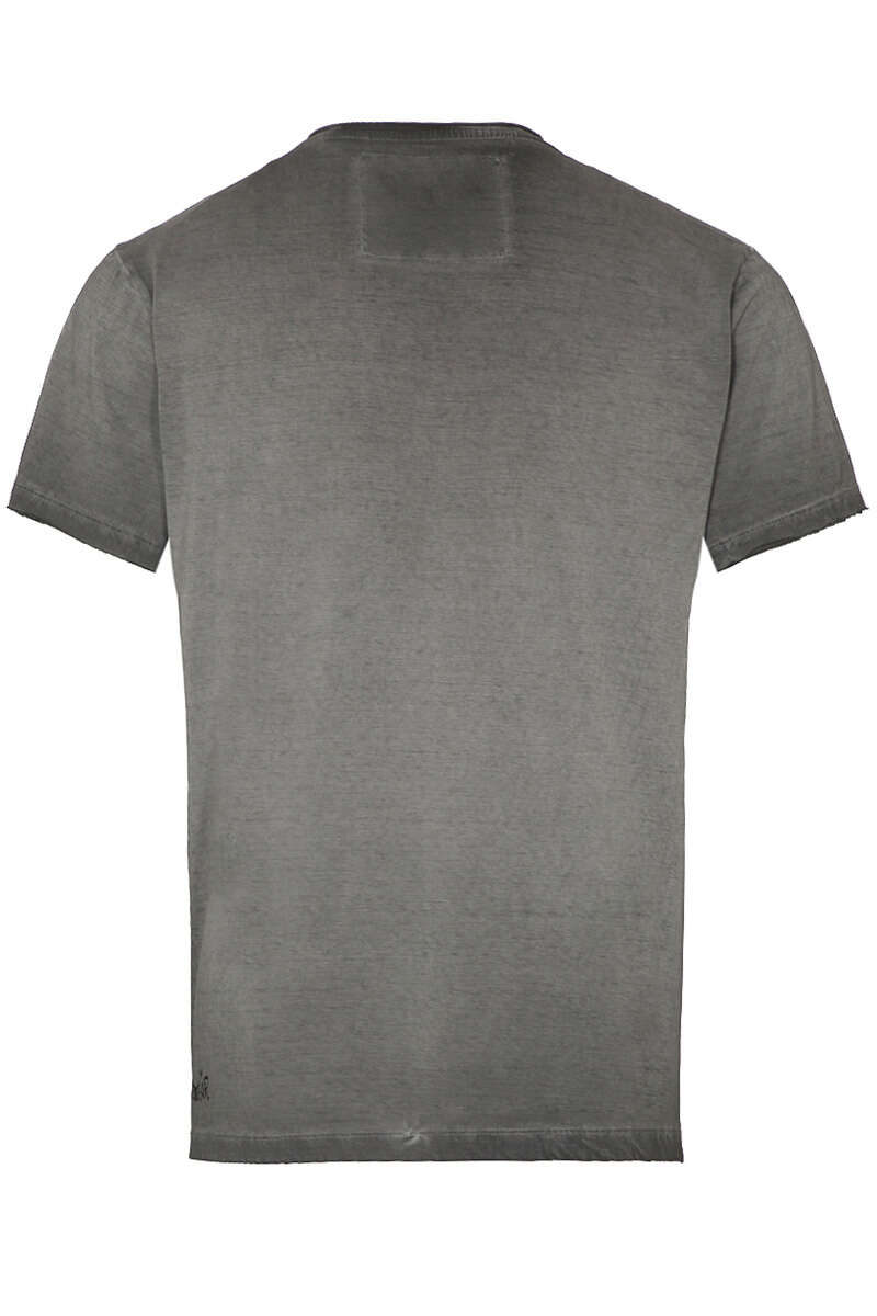 Herren T-Shirt 'Skihirsch' grau Bild 2