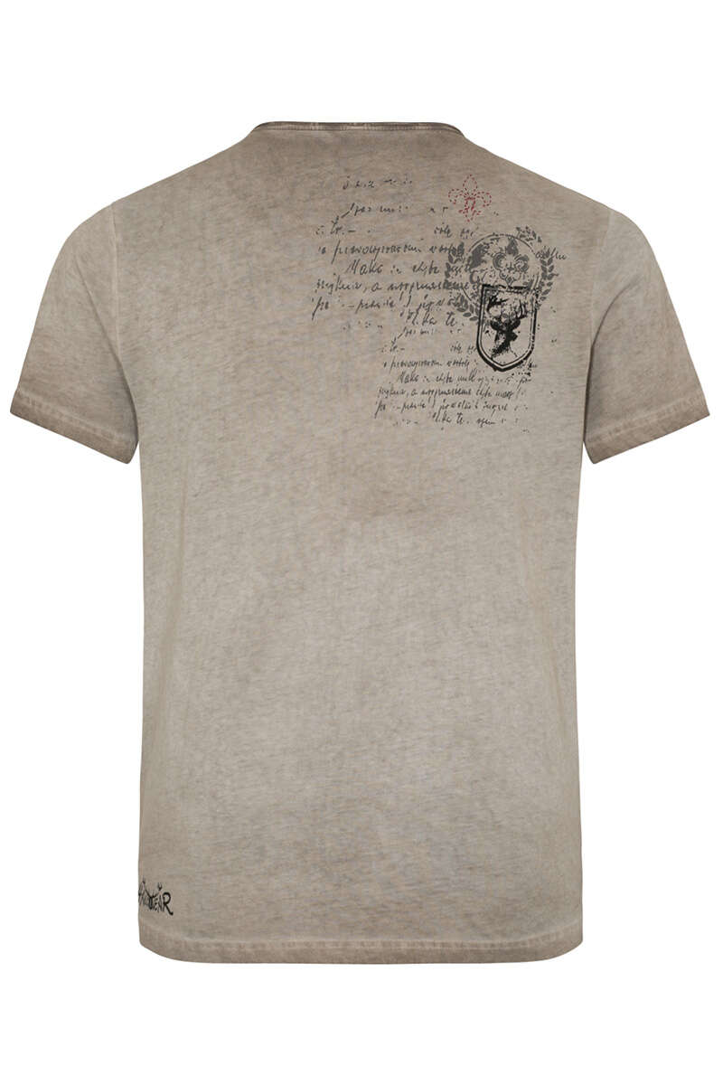 Herren T-Shirt mit Ludwig II beige Bild 2