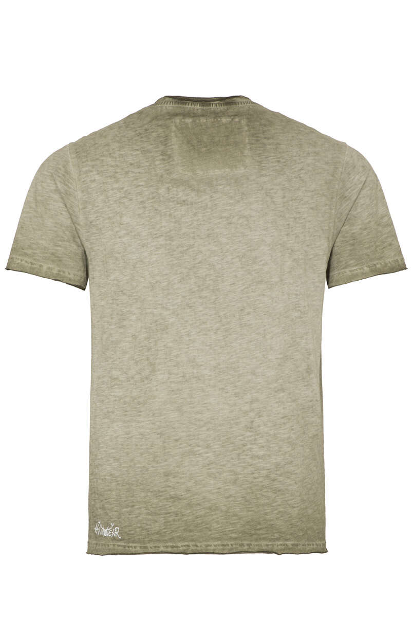 Herren T-Shirt 'Keep Life Simple' oliv Bild 2