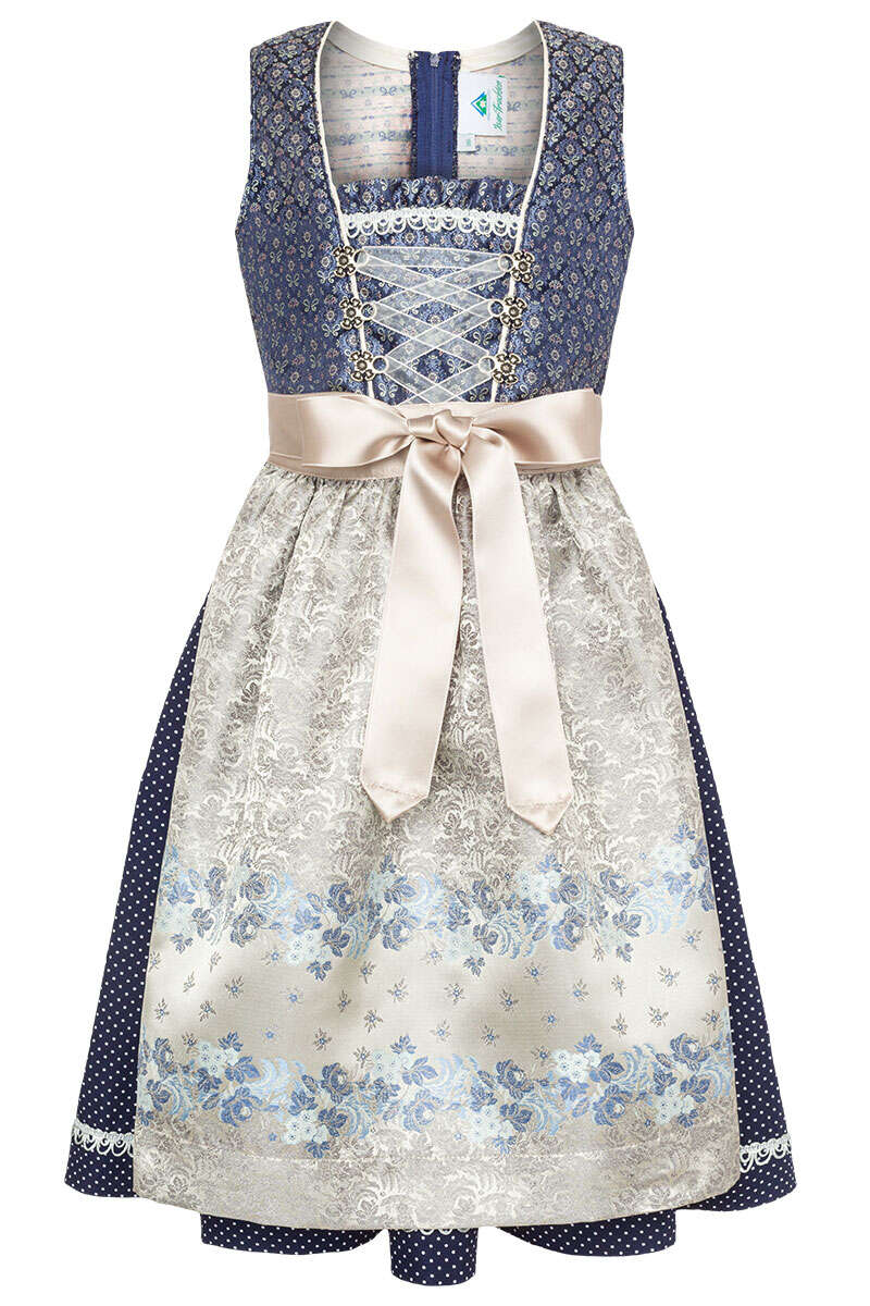 Kinderdirndl marineblau