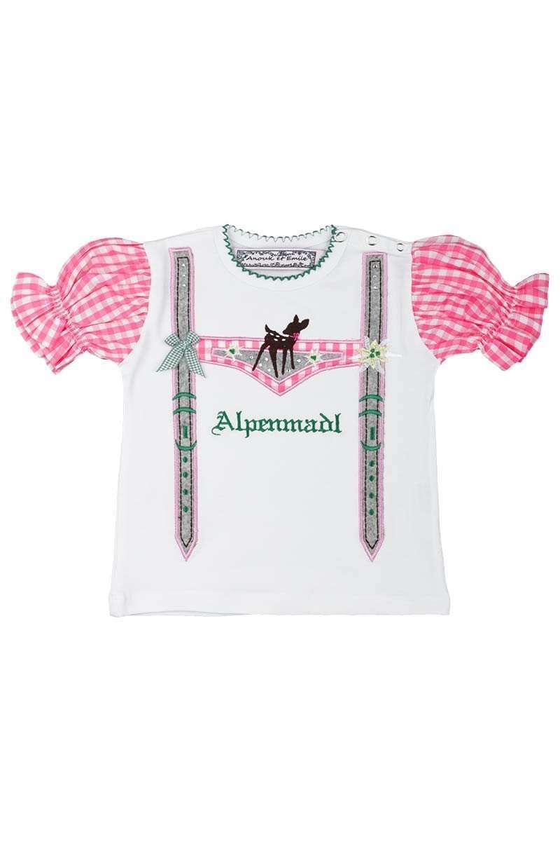 T-Shirt Lederhosenlook Alpenmadl