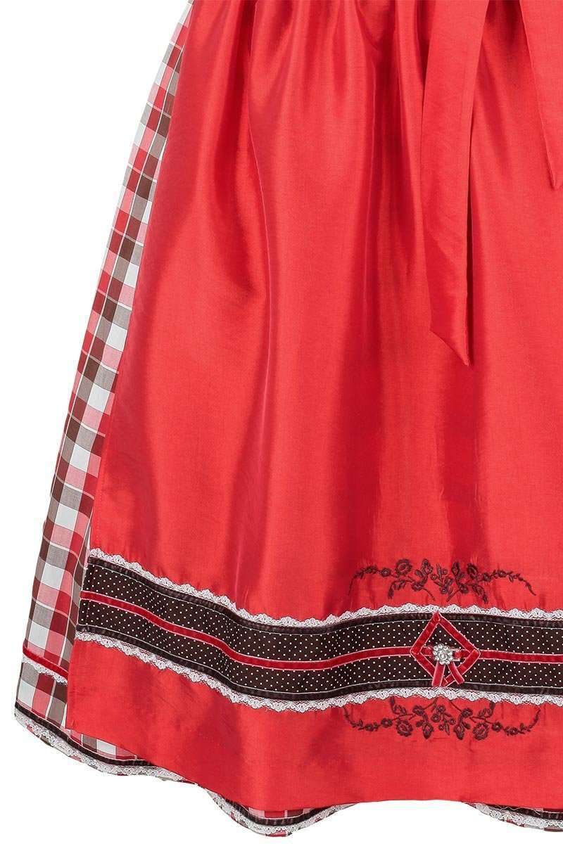 Dirndl mittel braun-rot Bild 2