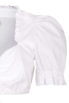 Dirndlbluse 1/2-Arm wei