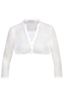 Dirndlbluse mit 3/4-rmeln offwhite