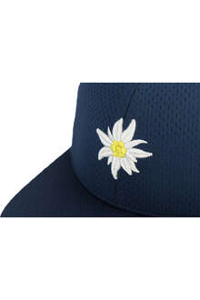 Sport Snapback Cap mit Edelweisslogo blau