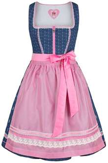 Dirndl Mini jeans pink