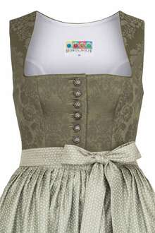 Midi Stretchdirndl Jacquard-Oberteil oilv