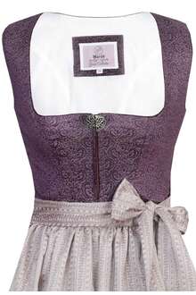 Midi Dirndl aubergine mauve