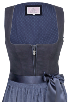 Mini-Dirndl Cord deep ocean blue