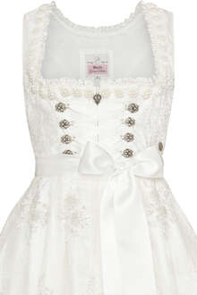 Brautdirndl Midi offwhite