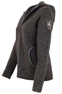 Damen Outdoor-Jacke mit Kapuze grau