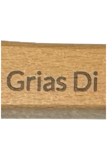 Flaschenffner Holz mit Nagel und Magneten 'Grias di'