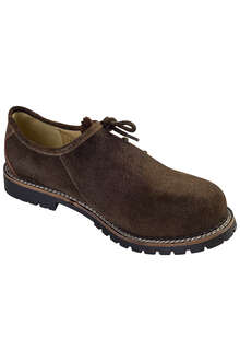 Herren Haferl-Schuh Wildleder nutria dunkelbraun