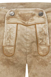 Herren Jeans 'Lederhose' beige