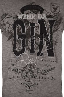 Herren T-Shirt Gin grau