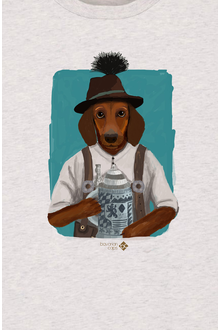 Herren T-Shirt 'Prost Waldi' trkis