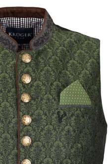 Herren Weste mit Paisleymuster Grn