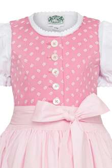 Kinder Dirndl mit Bluse rosa