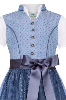 Kinderdirndl mit Bluse hellblau