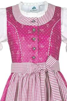 Kinderdirndl mit Bluse pink