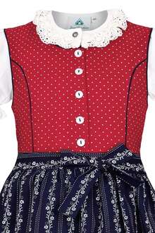 Kinderdirndl mit Bluse rot