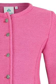 Mdchen Trachten-Strickjacke Dirndljacke pink
