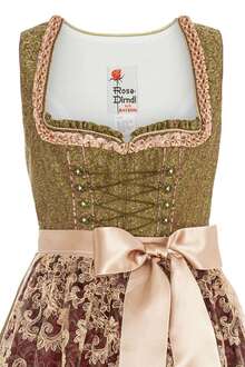 Midi-Dirndl Gold-Rosa