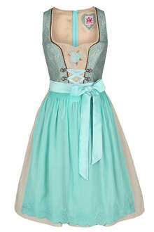 Dirndl mini aqua beige