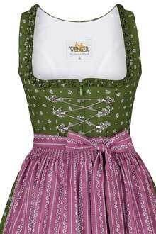 Baumwolldirndl midi grn lila