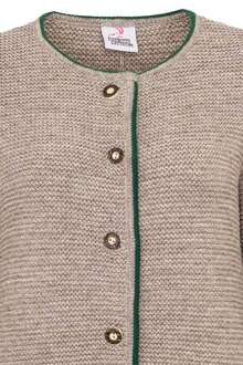 Damen Trachtenstrickjacke berber (beige)