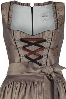 Dirndl lang festlich braun