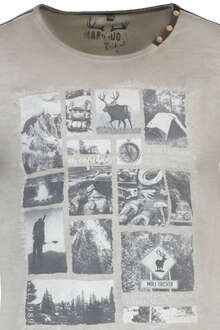 Herren T-Shirt 'Berglegende' schlamm