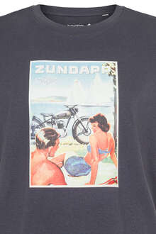 Herren T-Shirt 'Zndapp' dunkelgrau