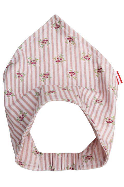 Mädchen Trachten Kopftuch Halstuch mit Blütenprint rosa