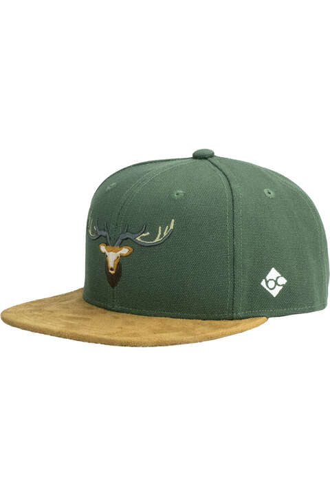 Snapback Cap WALDHIRSCH grn braun