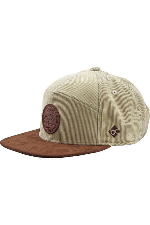 Kord-Cap 'Alpinum Edelwei'  beige braun