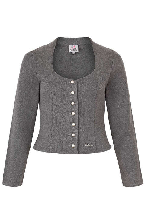 Dirndljacke grau meliert