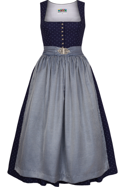 Dirndl lang marine