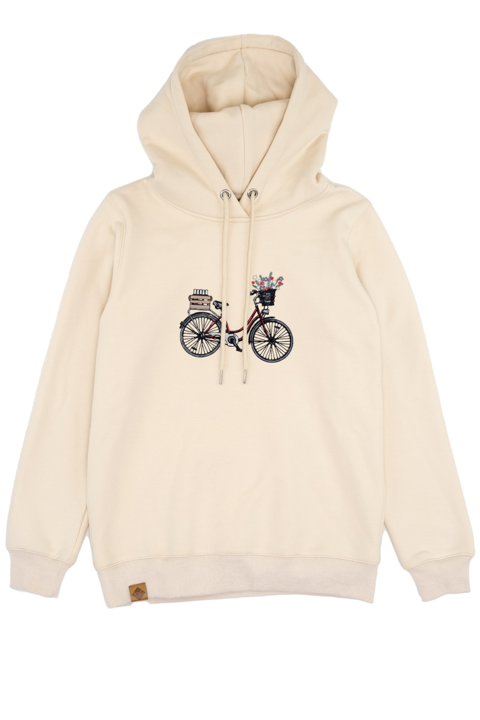 Damen Pullover 'Expresslieferdienst' beige
