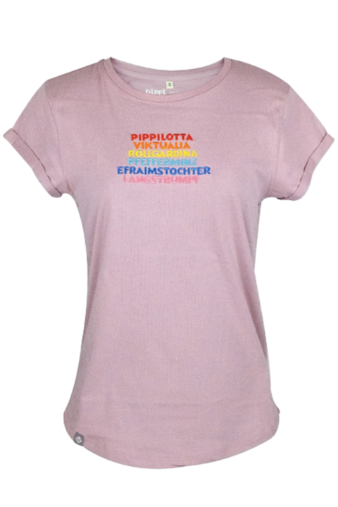 Damen T-Shirt 'Pipilotta Viktualia' ros