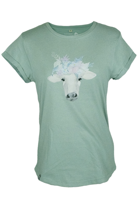 Damen T-Shirt 'Almantrieb' mintgrn