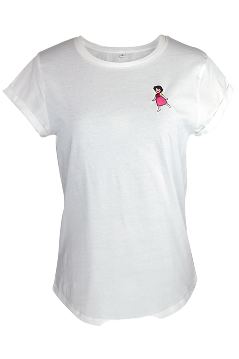 Damen T-Shirt 'Heidi' wei