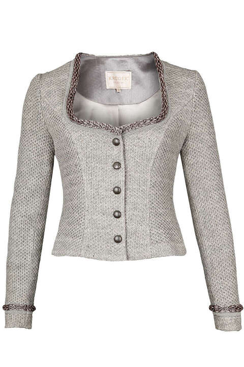 Dirndl jacke weiß