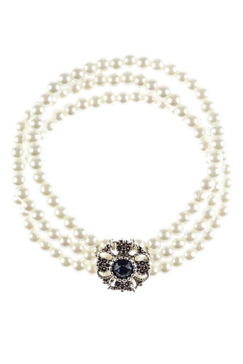 Damen Perlen-Armband mit Stein montana