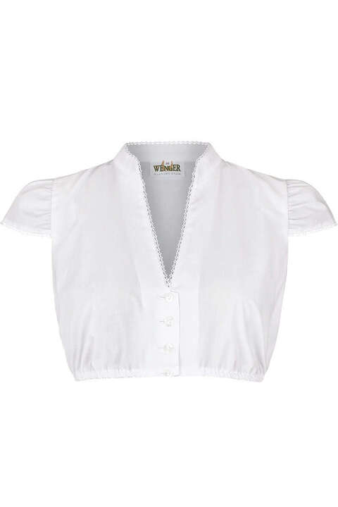 Dirndl Bluse V-Ausschnitt Flgelrmel